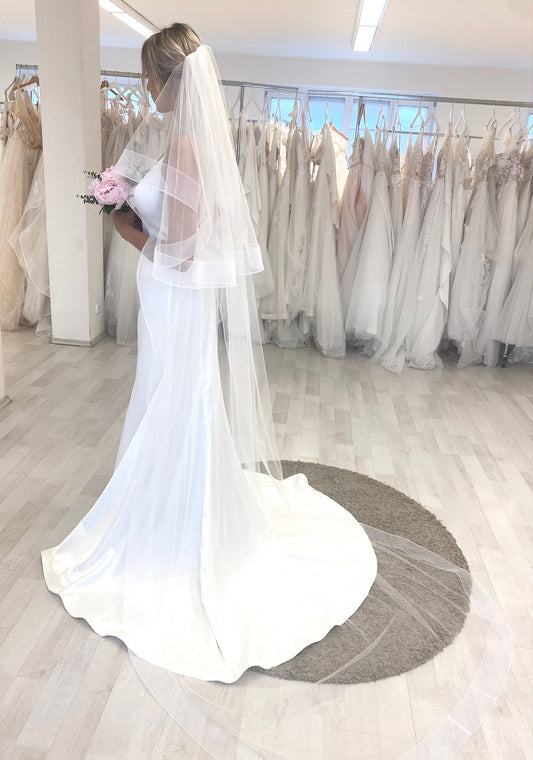 Horsehair Two Tier Wedding Veil